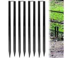 Ground Anchors 30 x 2.8 cm - U-vormige metalen rozenboog - Sterk en weerbestendig - Voor veilige bevestiging - SnelShoppen