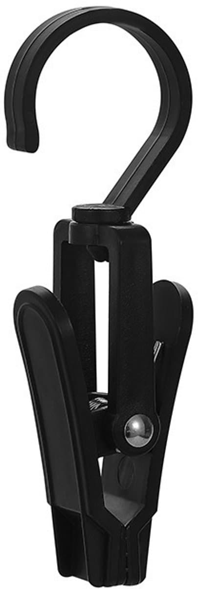 10 stuks - Droogklem - Wasklem - Drooghaak - met 360 graden draaihaak - Sokkenhouder - Robuuste en duurzame plastic kledingklem - Multifunctioneel - Draagbare antislip plastic kledinghouder - Zwart — afbeelding 1