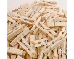 Wasknijpers houten 100 stuk - foto's knippen