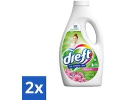 2 x Dreft Vloeibaar Wasmiddel Touch of Pink 32 Wasbeurten 1,4 liter - Wasmiddel - Vloeibaar Wasmiddel - Gekleurde Was - Wasverzachter - Kleurbescherming
