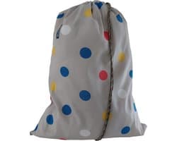Bluvardi Katoenen waszak -Heavy Duty XXL- met trekkoord - Happy colors