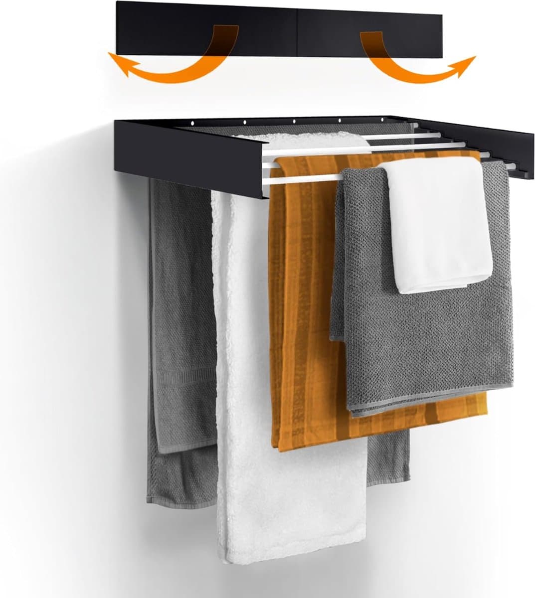 Wanddroogrek inklapbaar - wand droogrek — afbeelding 1