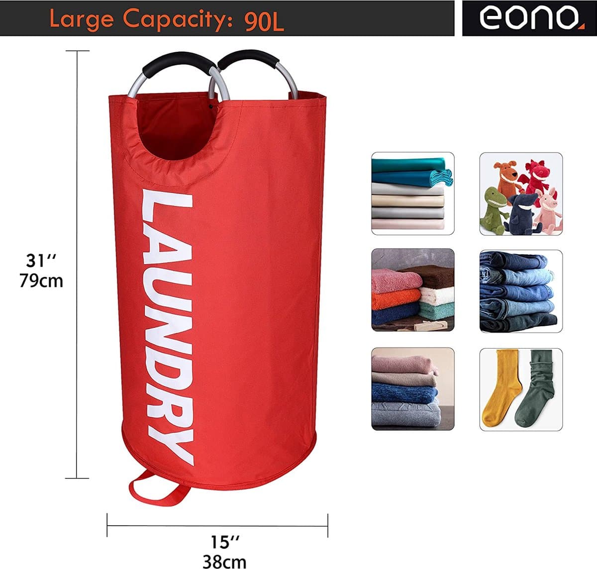 Waszak – ruime waszak – grote waszakken – laundry bags – laundry bag — afbeelding 1