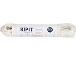 Kipit Waslijn - 20 meter - PVC - wit - drooglijn / waslijndraad — afbeelding 1