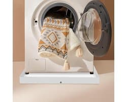 Opvangbak Wasmachine - Lekbak Droger - Voorkom Waterschade - Roestvrij Staal - 81x76x6.3 cm - Zilver