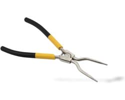 Wasmachineveer Tang - Deurrubber Gereedschap - Deurafdichting Repareren - Extra Brede Klem - 10 Min Reparatie - Zilverkleurig