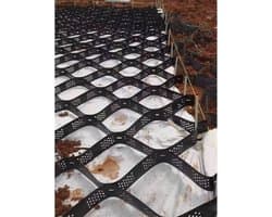 Grondstabilisator Roosters - Grind Stabiliseren - Oprit Pad Aanleggen - Zware Belasting Robuust - 2 x 4 Meter - Zwart