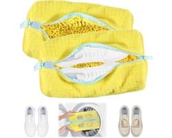 2 Stuks Schoenwaszakken voor de Wasmachine, Multifunctionele Bescherming voor Sneakers, Herbruikbare Waszakken voor Schoenen en Trainers