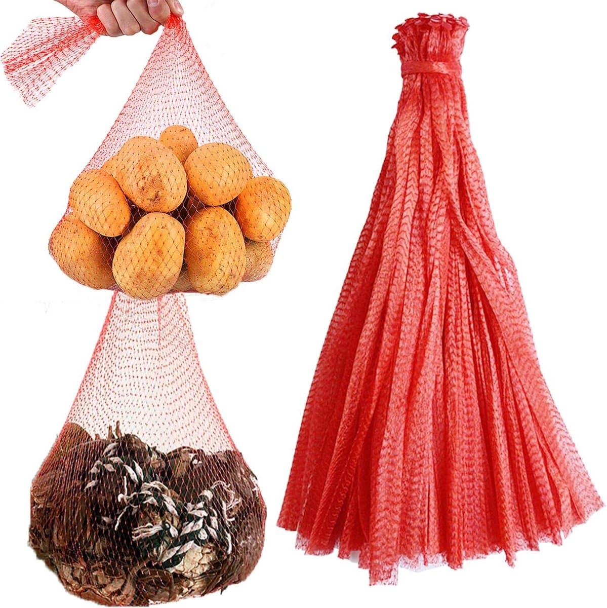 Herbruikbare Gaaszakken - Kookzakken Zeevruchten - Producten Koken - Hittebestendig Materiaal - 61 cm - Rood — afbeelding 1