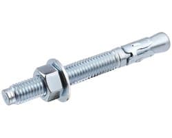 Wiganker Beton Bevestiging - Doorsteekanker Verzinkt - Zware Bevestigingen - Koppelgestuurd Uitgezette Anker - 1/4" x 2-1/4" 20 Stuks - Zink
