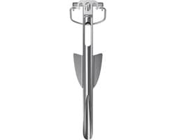 Kajakanker Set - Bootanker Platwater - Stabiel Verankeren - Roestvrij Staal - 43 cm - Zilverkleurig