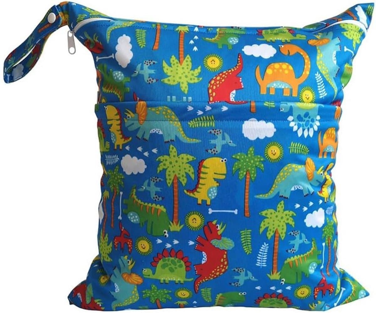 Waterdichte Wetbag 40 x 45 cm - Ideaal voor Luiers, Camping, Reizen en Sportactiviteiten - Grote Waszak voor Kinderen en Volwassenen — afbeelding 1