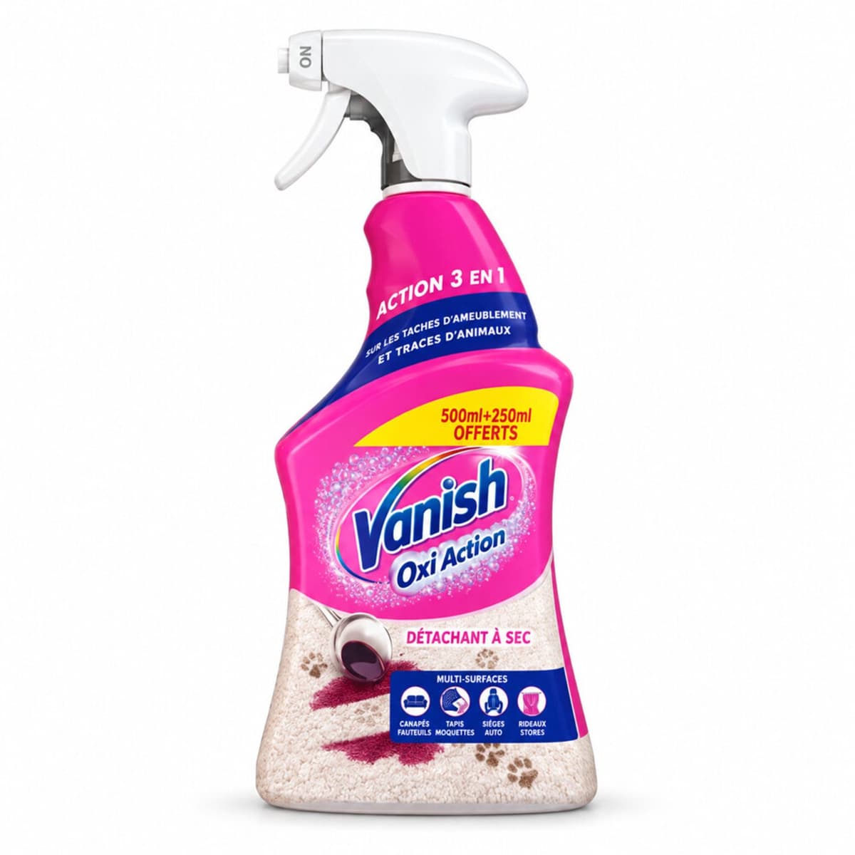 Vanish Vlekverwijderaar Spray voor Textiel Oxi Action 750 ml — afbeelding 1