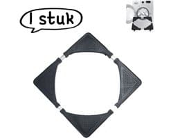 1 stuk - Wasmachine onderstel - Verplaatsbare trommel wasmachine onderstel - In hoogte verstelbare beugel voetkussen opbergrek - Telescopische maat 40-60 cm - Zwart