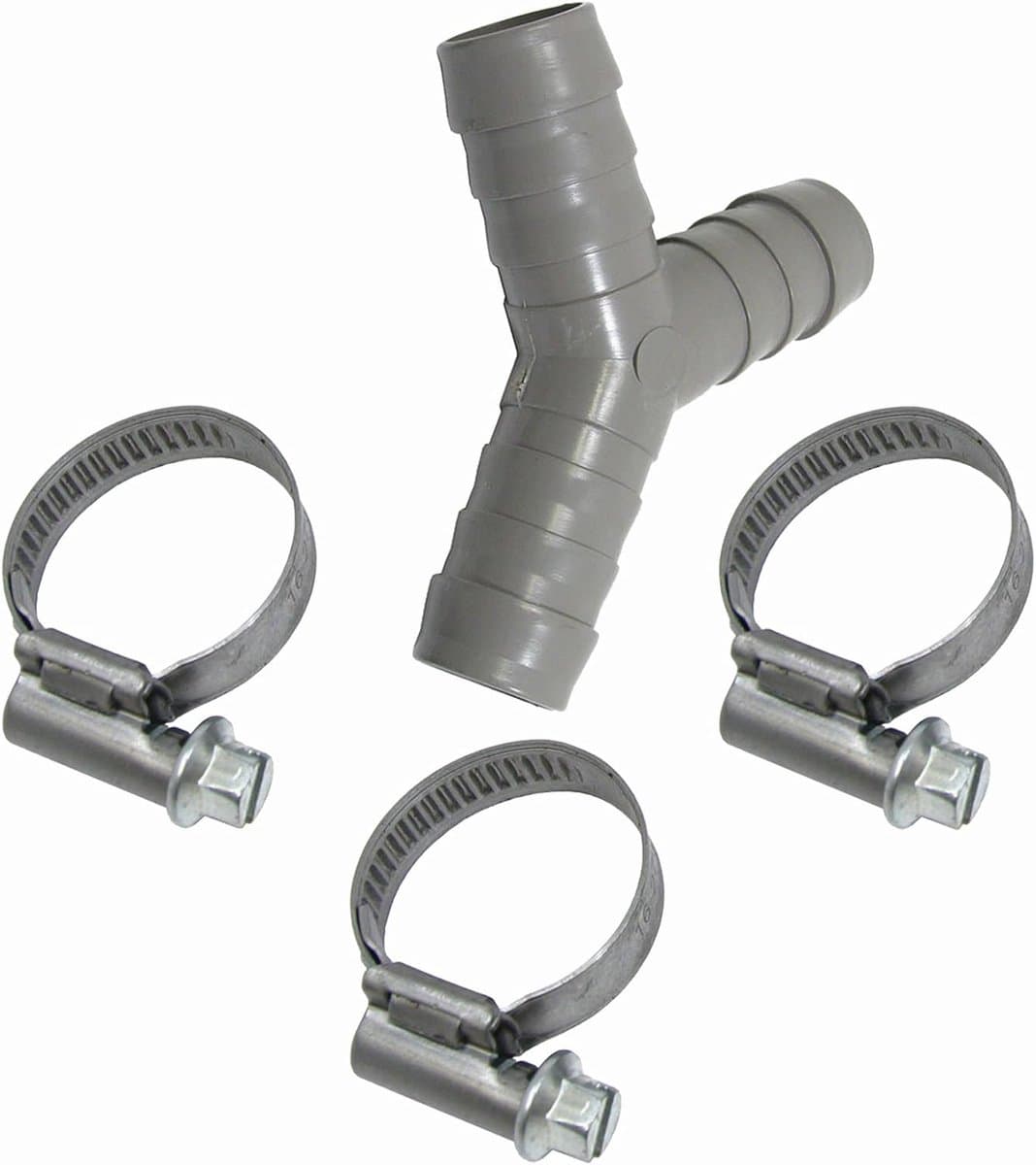 Universele Slang Set - Afvoer Y-stuk - Wasmachine Reparatie - Inclusief Clips - 17-19 mm — afbeelding 1
