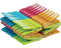 Ibenzoa® 60 Stuks Antislip Wasknijpers in Verschillende Kleuren voor Optimale Grip