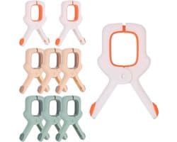Solidchoice - Set van 9 Strandhanddoek Klemmen voor Zonbedden