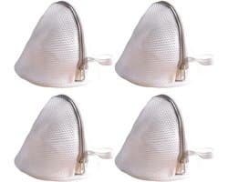 Wasnetten set van 4 - Dikke sandwichnetten - Optimale bescherming voor ondergoed - Veilig wassen in de machine - ShopVlot