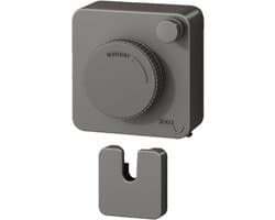Uittrekbare waslijn - Wand waslijn - Ruimte besparen - Sterk draagvermogen - 20 kg - Zwart