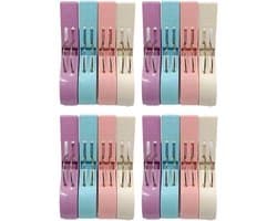 Wasknijpers - Kledingclips Ophangclips - Kleding Drogen - Windbestendig Ontwerp - 16 stuks - Color2