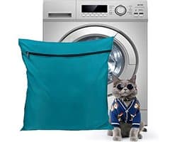 Waszak voor Huisdieren, Isoleert Dierenharen Om te Voorkomen Dat de Wasmachine Geblokkeerd, Waszak voor Huisdieren voor Honden, Katten, Beddengoed voor Huisdieren, Dekens