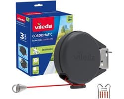 Solidchoice - Extendable Waslijn van Robuust Kunststof, 15 m