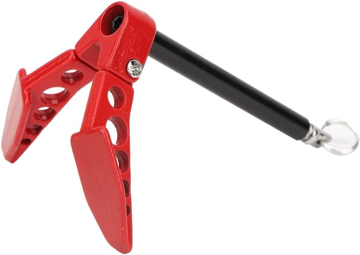 RC Auto Anker - Metaal Anker - Terrein Overwinnen - Verhoogt Authenticiteit - 9 x 6 x 2 cm - Rood — afbeelding 1