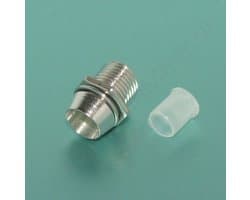 5mm Led fitting metaal chrome