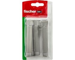 Nylon pluggen - Bevestigingspluggen - Montage Werkzaamheden - Voor Chemische Ankers - 16x85 mm - Grijs
