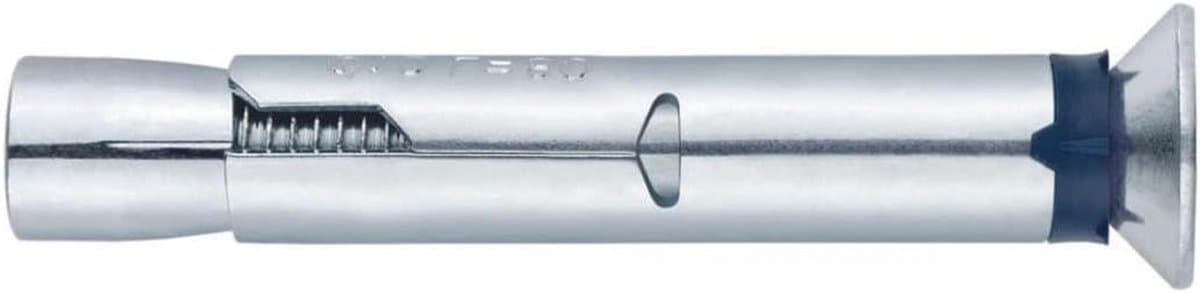 Platte kop anker - Middelzware lasten - Robuust bevestigen - Anti-twist systeem - M8x80 100 stuks - Metaal — afbeelding 1