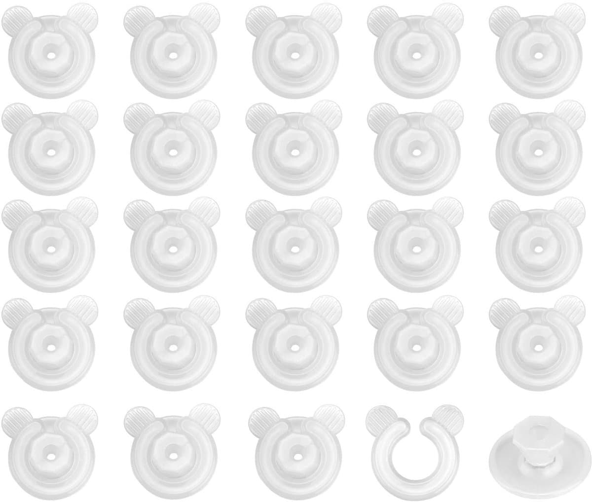 Dailygoods- Dekbedovertrekclips 24 Stuks - Antislip - Naaldloos Design - Hoogwaardige Materialen - Comfortabel Slaapgenot - Voorkomt Bewegen Dekbed - Dekbedbevestiging — afbeelding 1