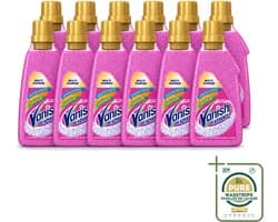 12 x Vanish Oxi Advance - Vlekkenverwijderaar Gel - Zonder Bleek - Gekleurde Was - 750 ml - Wasstrips - Vlekverwijderaar - Wasmiddel - Vlekken - Rode Vruchtensap - Koffie