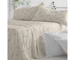 Blanco Beddengoedset, bed 90 cm (+ beschikbare maten), design 046, groen (90 x 190/200 cm)