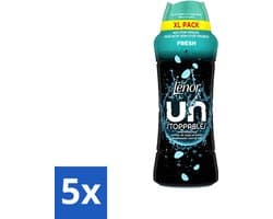 5 x Lenor Unstoppables - Geurbooster - Fris - Non-Stop Frisheid - Grootverpakking - Voordeelverpakking - 5 stuks