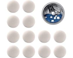 Drogerballen, drogerballen van natuurlijke wol, drogerballen voor de wasdroger, set van 12, Wool Dryer Balls voor dons, verkort de droogtijd