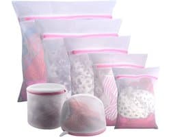 Waszak Set - Fijnmazige Netten met Premium Rits - Voor BH's/Sokken/Blouses - Beschermt Kleding in de Wasmachine - 7 Stuks