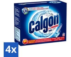 4 x Calgon - Wasmachinereiniger - Tegen Kalkaanslag / Wasmiddelresten / Geuren - 55 Tabletten - Wasmachine Reiniger - Kalkverwijderaar - Wasmiddelresten - Wasmachine Onderhoud - Wasmachine Tabletten — afbeelding 1