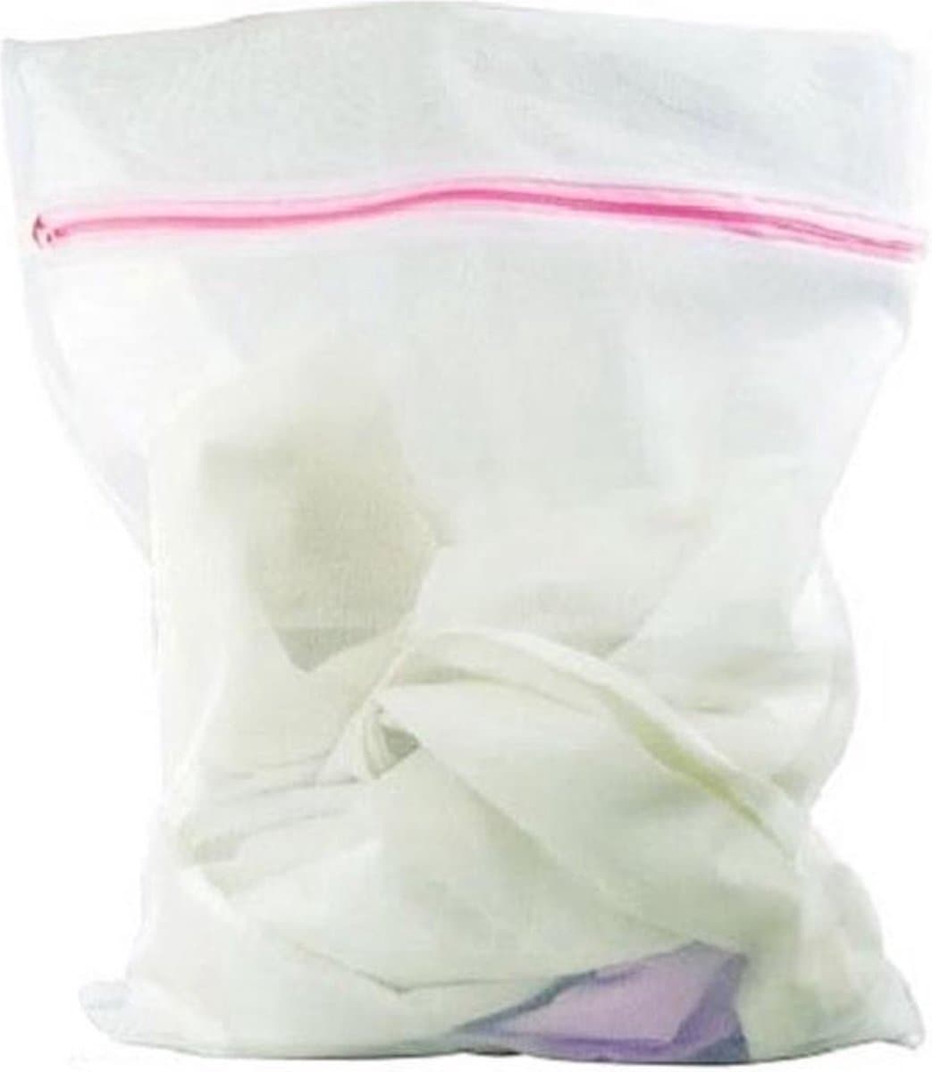 Borvat® | Waszak klein | 30 x 40 cm | Waszakken | Waszak met rits | Waszak lingerie — afbeelding 1