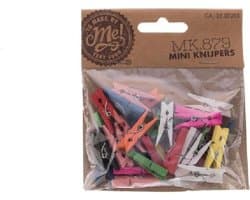 knijper mini kleur - mini knijpers - 105 stuks knijper
