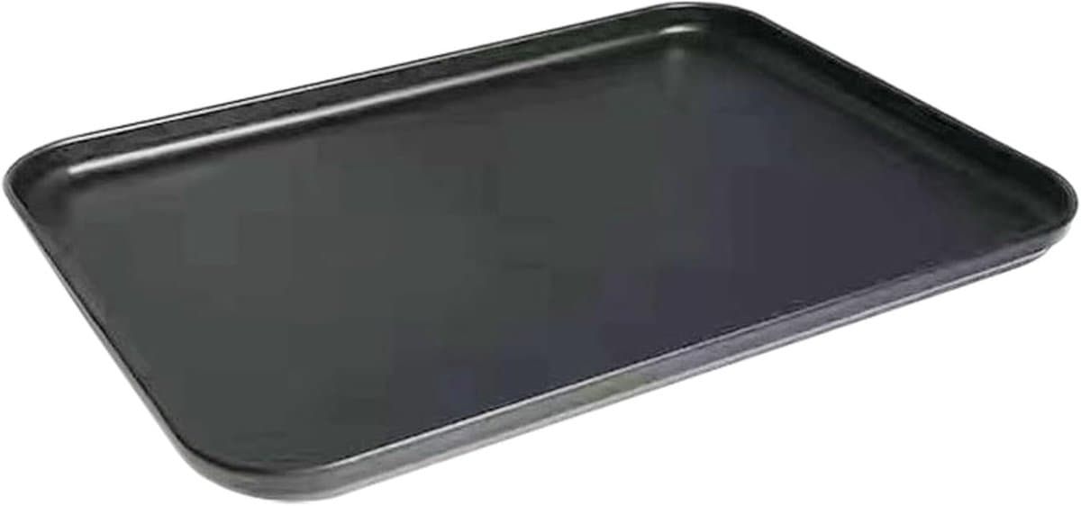 Verdikte Lekbak - Plantenopvangbak - Keuken Afwatering - Grote Capaciteit - 43x30x1.6cm - Zwart — afbeelding 1
