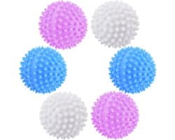 dryer balls, 6 pcs wash balls for down jackets, washing ball for washing machine, dryer ball, reusable dryer balls, drying cloths for tumble dryer for home clothes cleaning — afbeelding 1