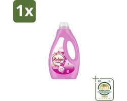 1 x Robijn Vloeibaar Wasmiddel Color Pink Sensation 20 Wasbeurten 1 liter- Kleurverzorging - Frisheid - Geur - Wasmiddel - Bonte Was