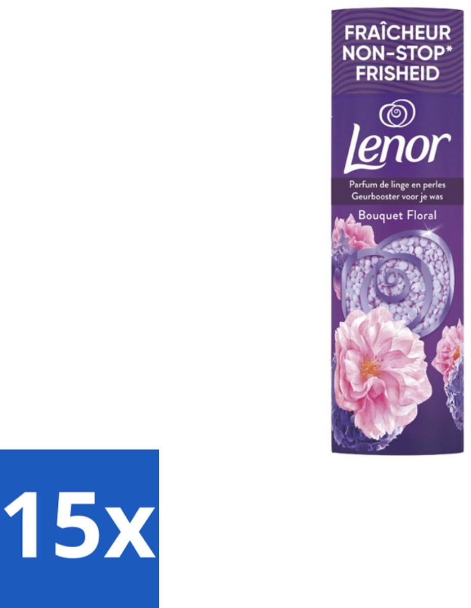 15 x Lenor – In-Wash Geurbooster – Bloemen Boeket – 19 wasbeurten - Geurbooster - Bloemenboeket - Wasgeur - Wasverzachter - Wasmachine — afbeelding 1