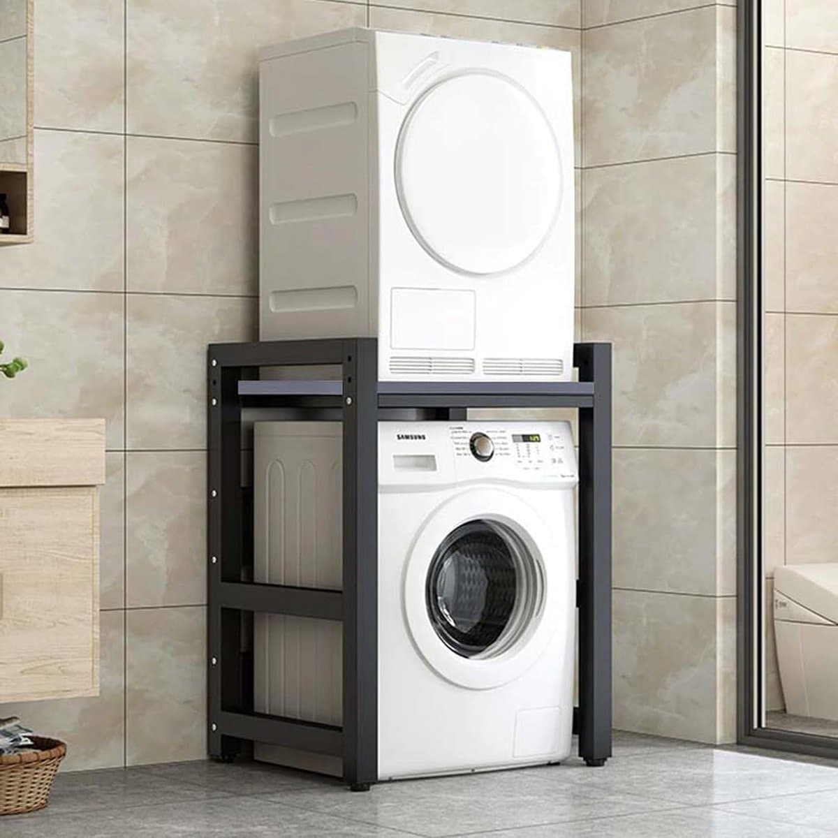 Opbergrek voor Wasmachine en Droger - Ruimtebesparende Planken voor Wasruimte — afbeelding 1