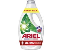 Ariel Vloeibaar Wasmiddel +Ultra Vlekverwijdering - 60 Wasbeurten