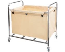 Mega-M Laundry - Waszak voor hotelwagen - 450L capaciteit - Extra sterk materiaal - Snel te bevestigen