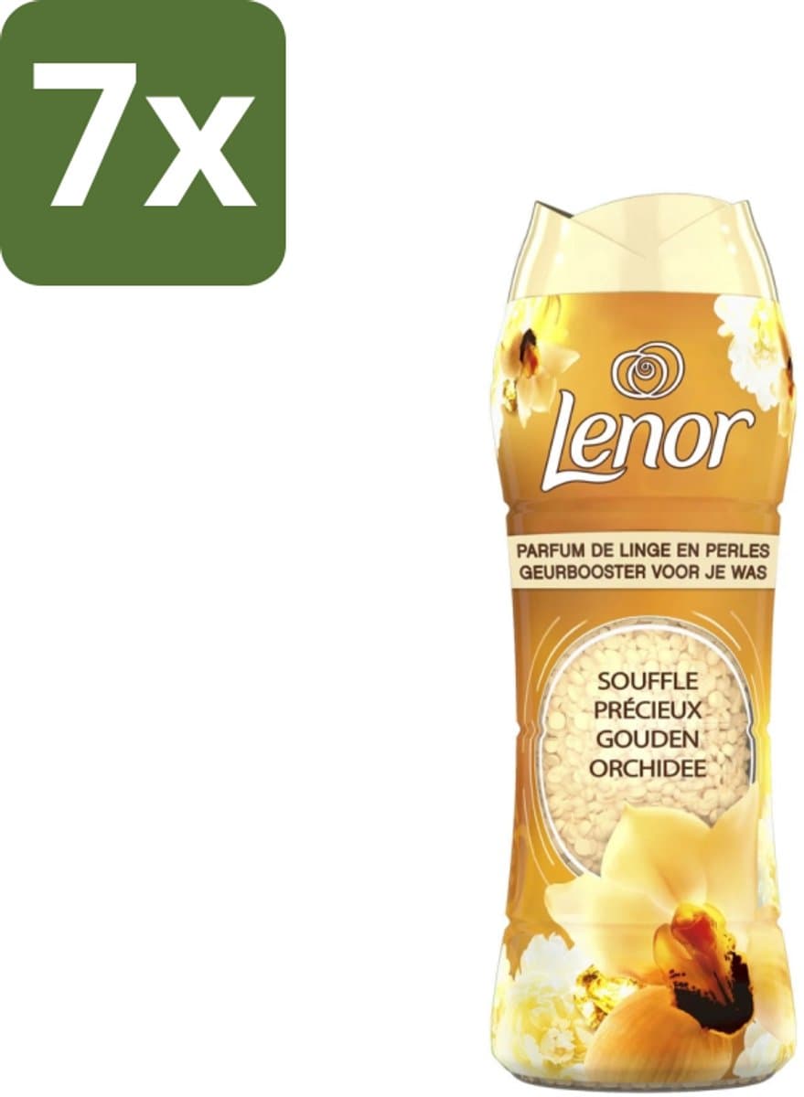 7 x Lenor - Geurbooster - Gouden Orchidee - 22 Wasbeurten - Geurbooster Was - Geur In Was - Geur In Kleding - Wasgeur - Geur In Wasmachine — afbeelding 1