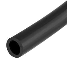 Rubberen slang voor irrigatie en tuinwater, 5 mm x 8 mm x 1 m, zwart, flexibele buis.