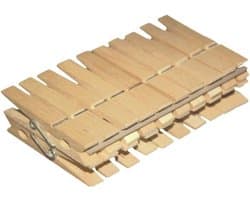 Houten Waslijnknijpers - Set van 20 Stuks - Naturel Kledinghangers