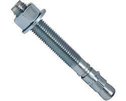 Verzinkte boutenankers 3/8 inch voor betonbevestiging - Doos 50 stuks